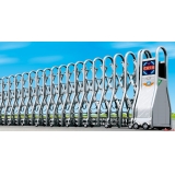 濱海袍江安裝型號：中美319B電動遙控伸縮門